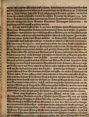 Dero Chur-Brandenburgisch Fürstl. Durchl. de d. d. 13. Jun. abgelassene kurze Anzeig anstatt Manifests, und darauf Ihrer Fürstl. Durchl. Pfaltz Neuburg ... bestendige Widerlegung