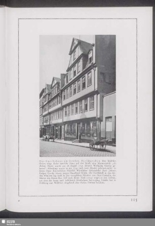 Das Goethehaus am Großen Hirschgraben