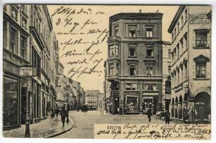 Stettin. Kohlmarkt mit Mönschstr.