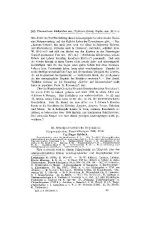 Schulgeschichtliche Ergebnisse biographischer Darstellungen 1909, 1910 : [Anhang]