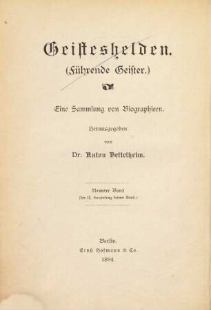 Spinoza : ein Kultur- und Lebensbild