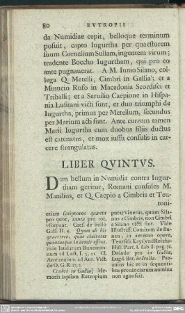 Liber Quintus