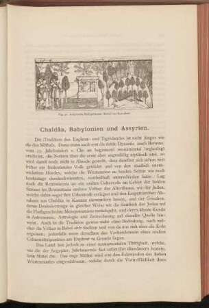Chaldäa, Babylonien und Assyrien.