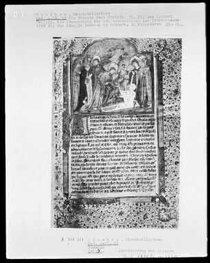 La passion de Jésus Christ — Auferweckung des Lazarus, Folio 5