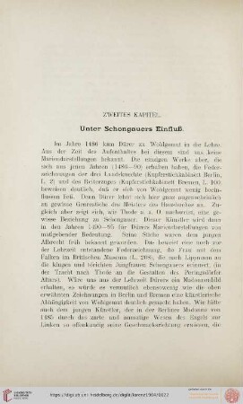 Zweites Kapitel: Unter Schongauers Einfluß