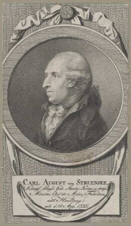 Bildnis des Carl August von Struensee