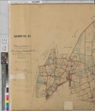 Rheine r. d. Ems (Rheine), Zusammenlegung Altenrheine, Übersichtskarte