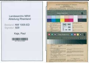Entnazifizierung Paul Kaja , geb. 12.01.1894 (Sprachlehrer)