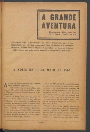 A noite de 10 de maio de 1565