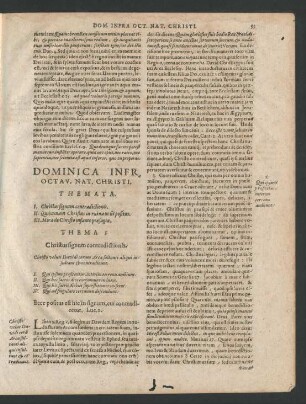 Dominica Infr. Octav. Nat. Christi.