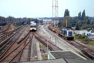 Hamburg: Bahnhof Barmbek: Gleisumbau