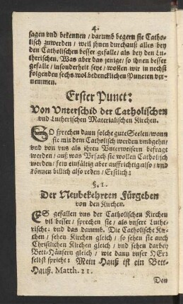 Erster Punct: