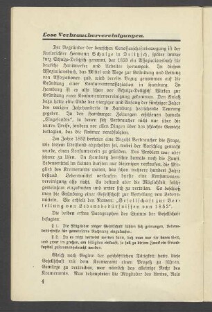 Lose Verbrauchervereinigungen.