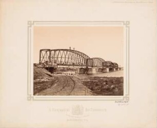 Eisenbahnbrücke über die Memel, Tilsit: Ansicht