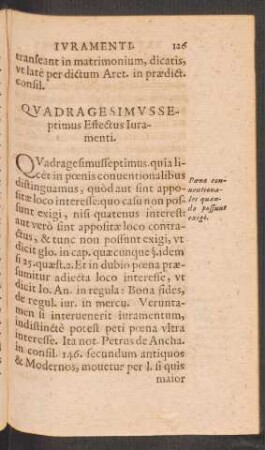 Quadragesimus Septimus Effectus Iuramenti.