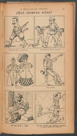 ¿Qué cazaron estos? - [Cómic] : La semana de los cazadores