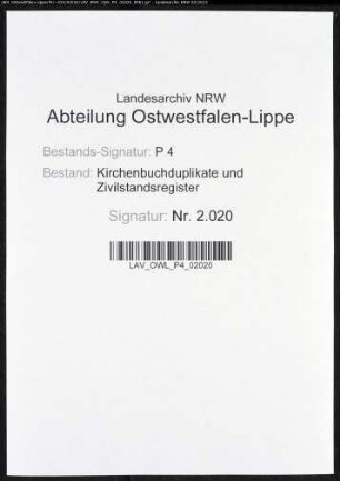 Zivilstandsregister der Munizipalität Altena (HT 1812; GAHT 1813). (Gemeinde: Altena, Kreis Altena)