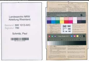 Entnazifizierung Paul Schmitz , geb. 09.11.1905 (Milchhaendler)