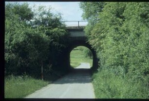 Gewölbte Feldwegunterführung
