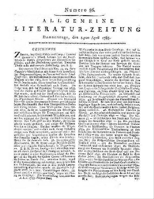 Meister, L.: Hauptszenen der Helvetischen Geschichte. T. 2, Abt. 1-2. Nach der Zeitordnung gereyhet. Zürich: Orell, Geßner, Füßli [1784]