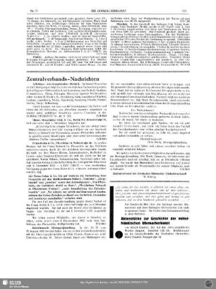 Zentralverbands-Nachrichten
