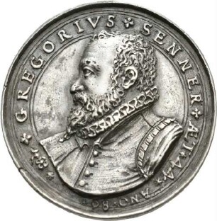 Medaille auf Georg Senner