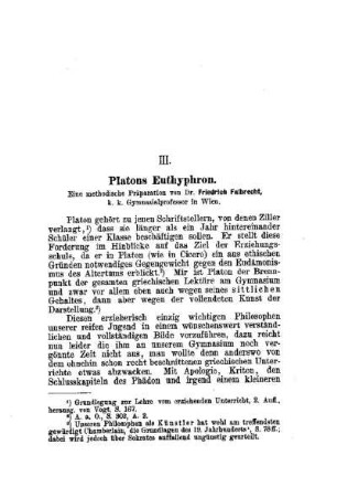 Platons Euthyphron