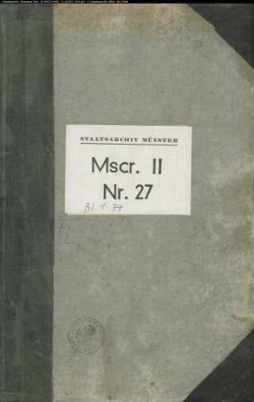 Westfälischen Familien (Urkundenabschriften)