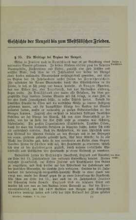 Geschichte der Neuzeit bis zum Westfälischen Frieden