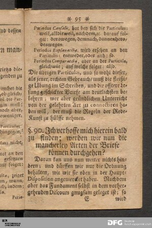 III. Eines Briefes mancherley Arten.