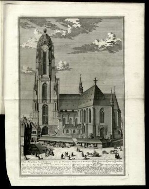 3. Ecclesia Metropolitana Sancti Bartholomæ et turris ejus Francofurti ad Moenum