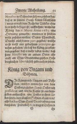 König von Ungarn und Böhmen.