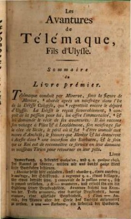 Les aventures de Telemaque