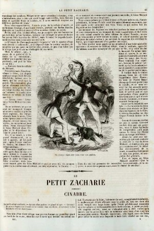 Le petit Zacharie surnommé Cinabre.