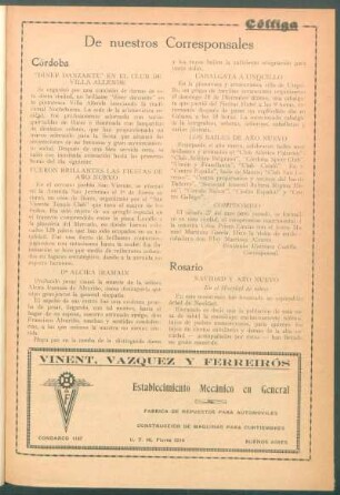 Rosario : Navidad y año nuevo [y] Kermesse del Centro Gallego
