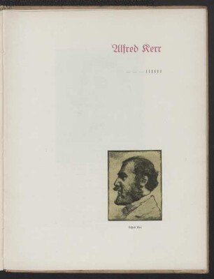 Alfred Kerr