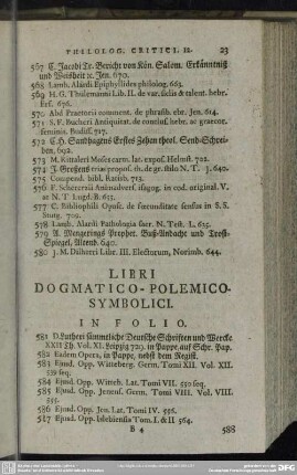 Libri Dogmatico-Polemico-Symbolici.
