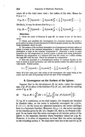 4. Convergence on the surface of the sphere.