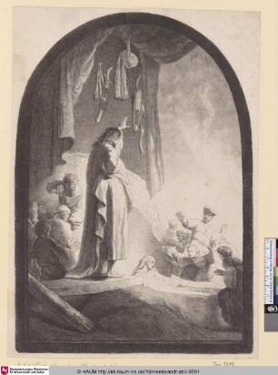 [Die Auferweckung des Lazarus; The Raising of Lazarus. The Larger Plate; Résurrection de Lazare]