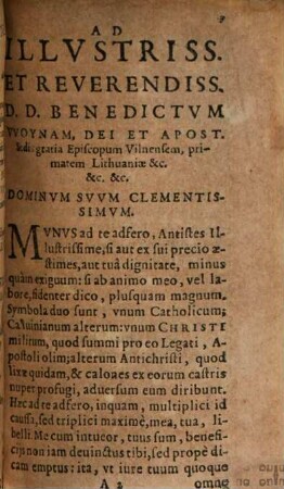 Symbola tria: Catholicum, Calvinianum, Lutheranum : Omnia Ipsis Eorum Auctorum verbis expressa