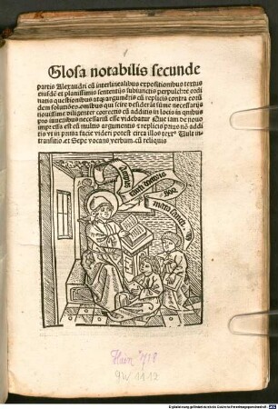 Doctrinale : P. 1-2, mit Glossa notabilis von Gerardus de Zutphania. P. 2 mit Vorrede "Quam pulchra tabernacula ...". 2