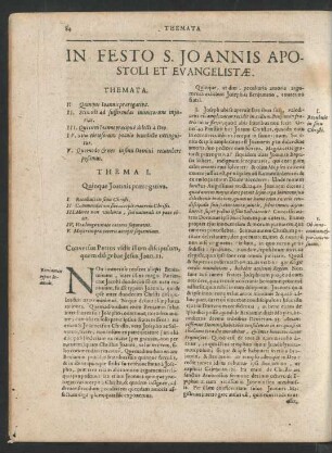 In Festo S. Joannis Apostoli Et Evangelistae.