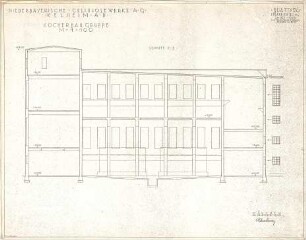 Schachner, Richard; Kelheim; Zellstoffabrik Waldhof - Kocherbaugruppe (Schnitt)