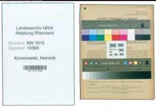 Entnazifizierung Heinrich Komorowski , geb. 30.07.1895 (Schuhmacher)