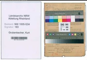 Entnazifizierung Kurt Grubenbecher , geb. 16.07.1904 (Arzt)