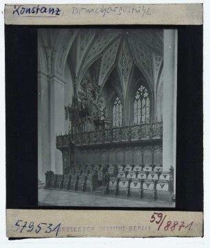 Konstanz, Münster,Konstanz, Münster, Chorgestühl