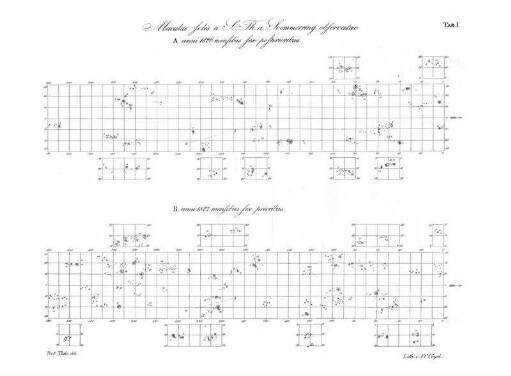 Tab. I. Maculae solis a S. Th. a Soemmerring observatae