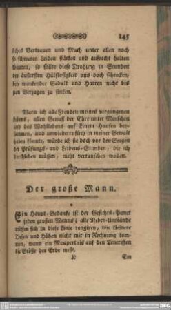 Der große Mann