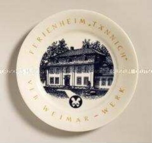 Teller des Ferienheims "Tännich"