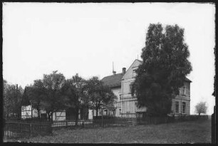 Limbach. Blick auf Limbach, Rittergut und Schule